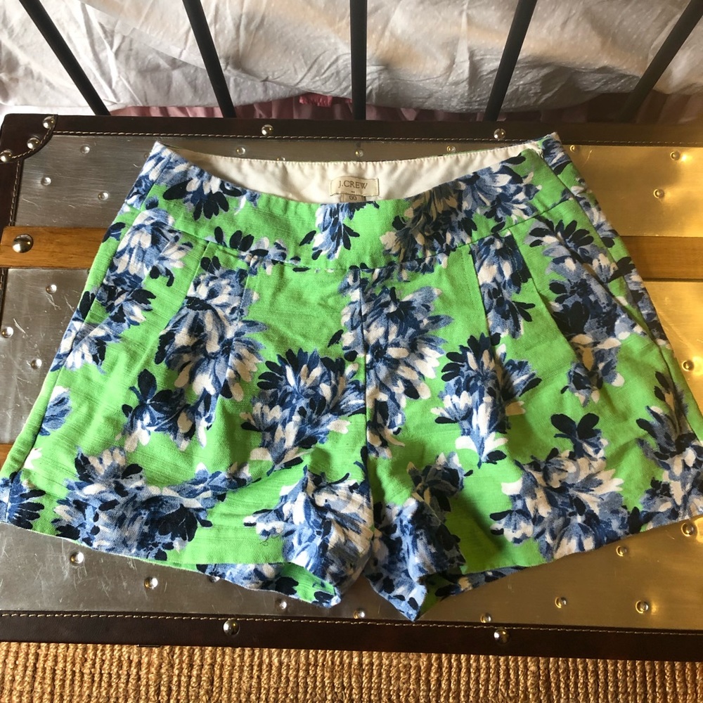 J Crew Floral Shorts